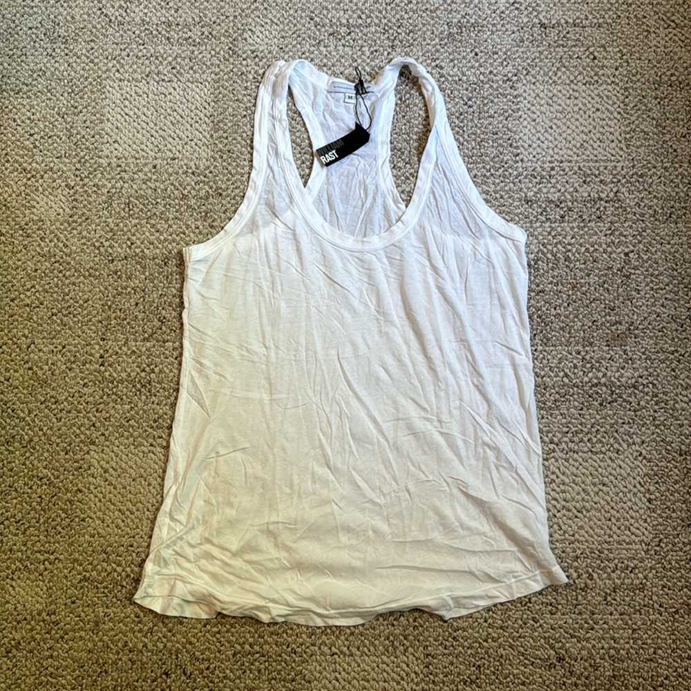 NWT William rast white tank